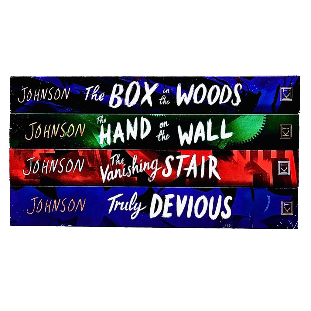 Truly Devious Series 4 Books Collection Set By Maureen Johnson (Truly Devious A Mystery, The Vanishing Stair, The Hand on the Wall, The Box in the Woods)