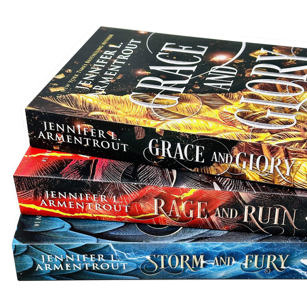 The Harbinger Series 3 Books Collection Set By Jennifer L. Armentrout (Storm and Fury, Rage and Ruin & Grace and Glory)