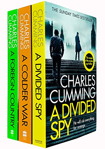 Thomas Kell Spy Thriller Series Books 1 - 3 Collection Set By Charles Cumming (A Foreign Country, A Colder War & A Divided Spy)