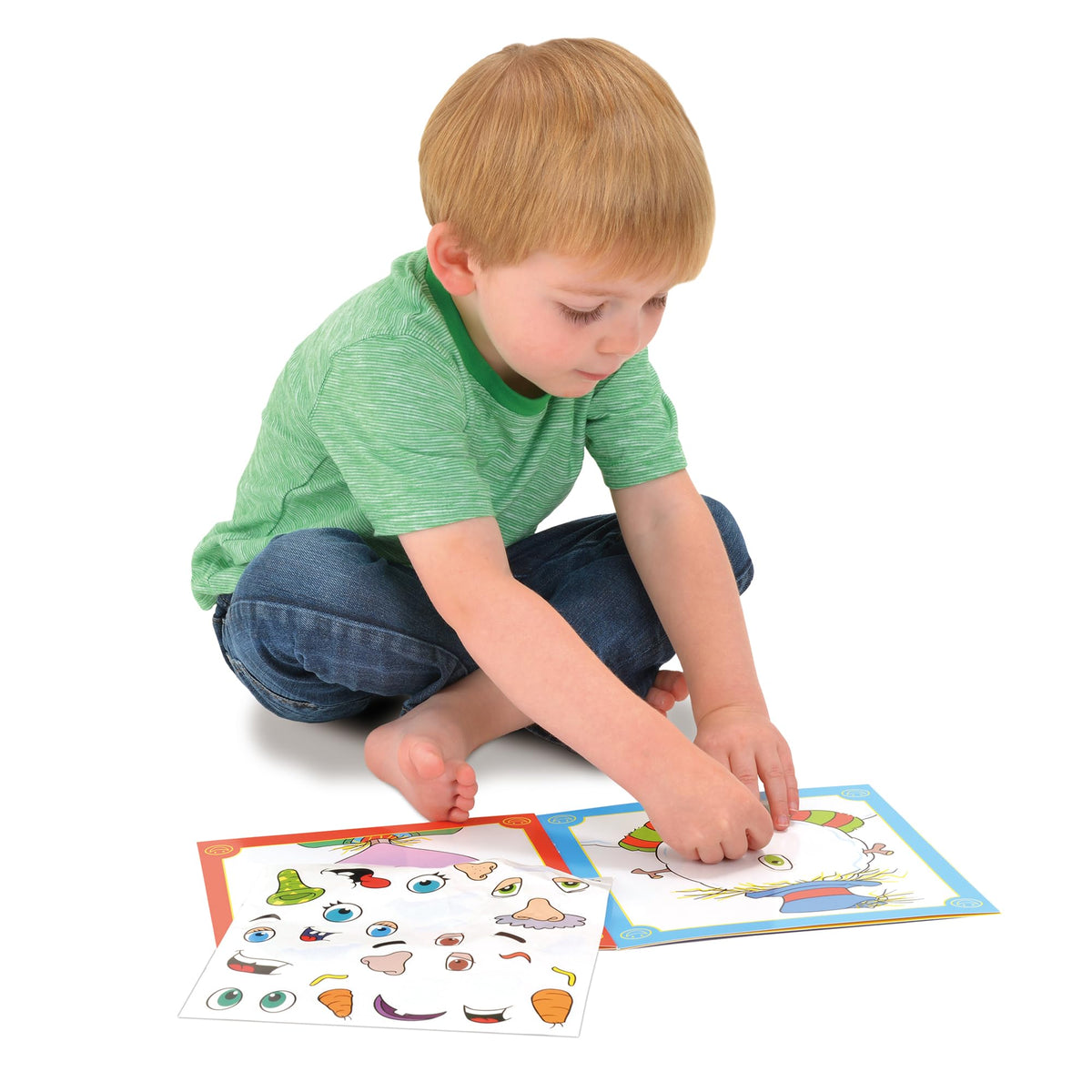 Galt Toys, Funny Faces Sticker Book,Kids Sticker Book, Ages 3 Years Plus