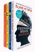 Nicola Morgans Teenage Guide 4 Books Collection Set - Guide to Friends, Guide to Stress, Blame My Brain, Guide to Life Online