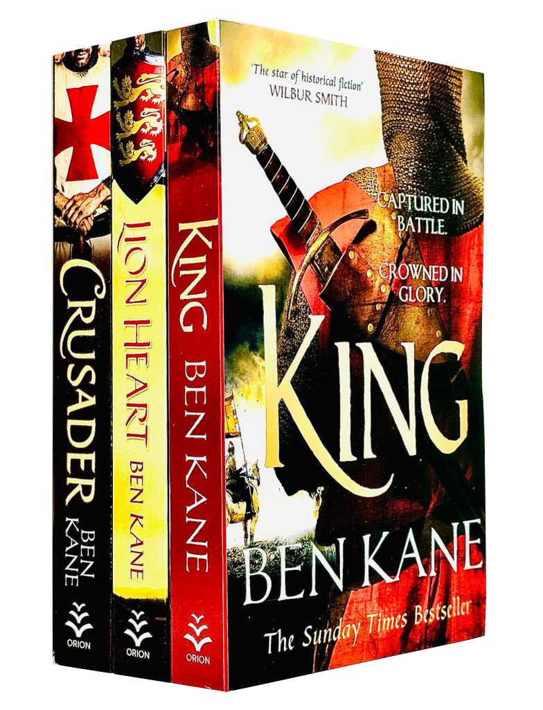 Richard the Lionheart Collection 3 Books Set By Ben Kane (Crusader, Lionheart & King)