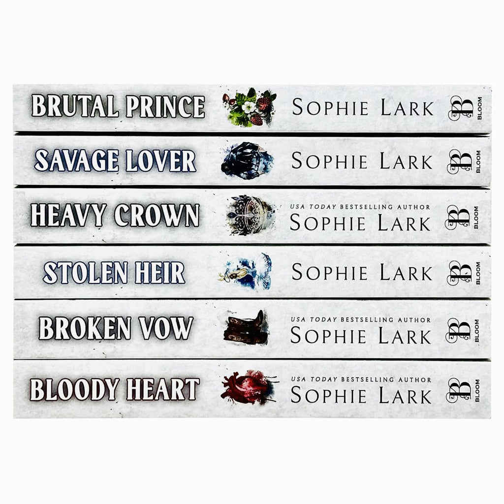 Brutal Birthright Series By Sophie Lark 6 Books Collection Set (Brutal Prince, Stolen Heir, Savage Lover, Bloody Heart, Broken Vow & Heavy Crown)