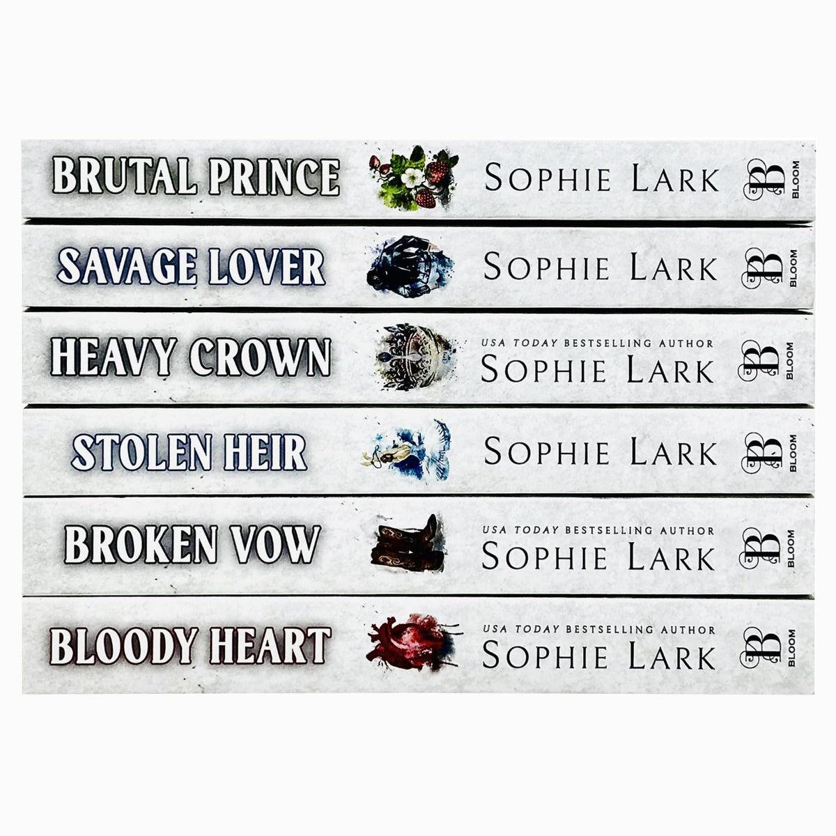 Brutal Birthright Series By Sophie Lark 6 Books Collection Set (Brutal Prince, Stolen Heir, Savage Lover, Bloody Heart, Broken Vow & Heavy Crown)