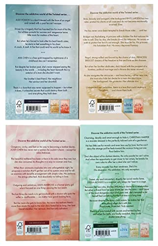 Twisted Series 4 Books Collection Set (Twisted Love, Twisted Games, Twisted Hate & Twisted Lies)
