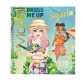 Depesche 13831 TOPModel - Dress Me Up Stickerbuch Safari, mit 24 Seiten tierische Model Motive zum Selbstgestalten, inkl. 11 Stickerbogen