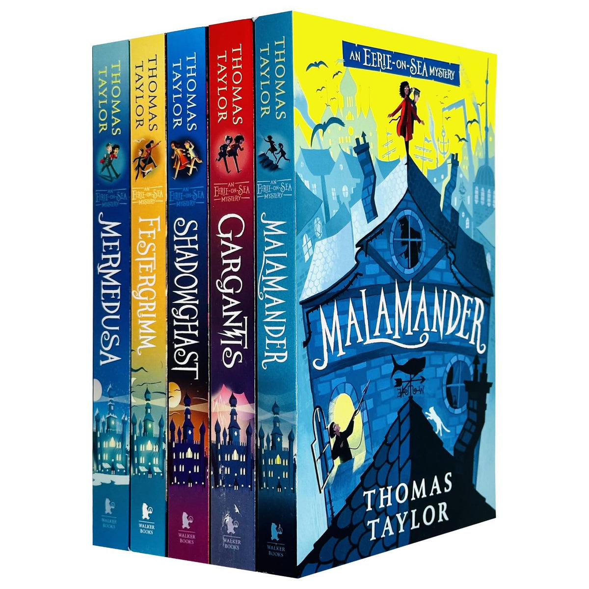 An Eerie On Sea Mystery Series 5 Books Collection Set (Malamander, Gargantis, Shadowghast, Festergrimm & Mermedusa)