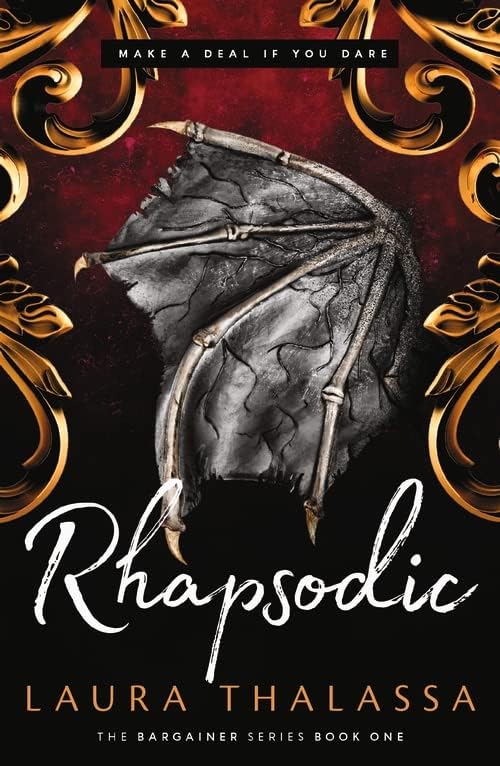The Bargainer Series 4 Books Collection Set by Laura Thalassa (Rhapsodic, A Strange Hymn, The Emperor of Evening Stars & Dark Harmony)