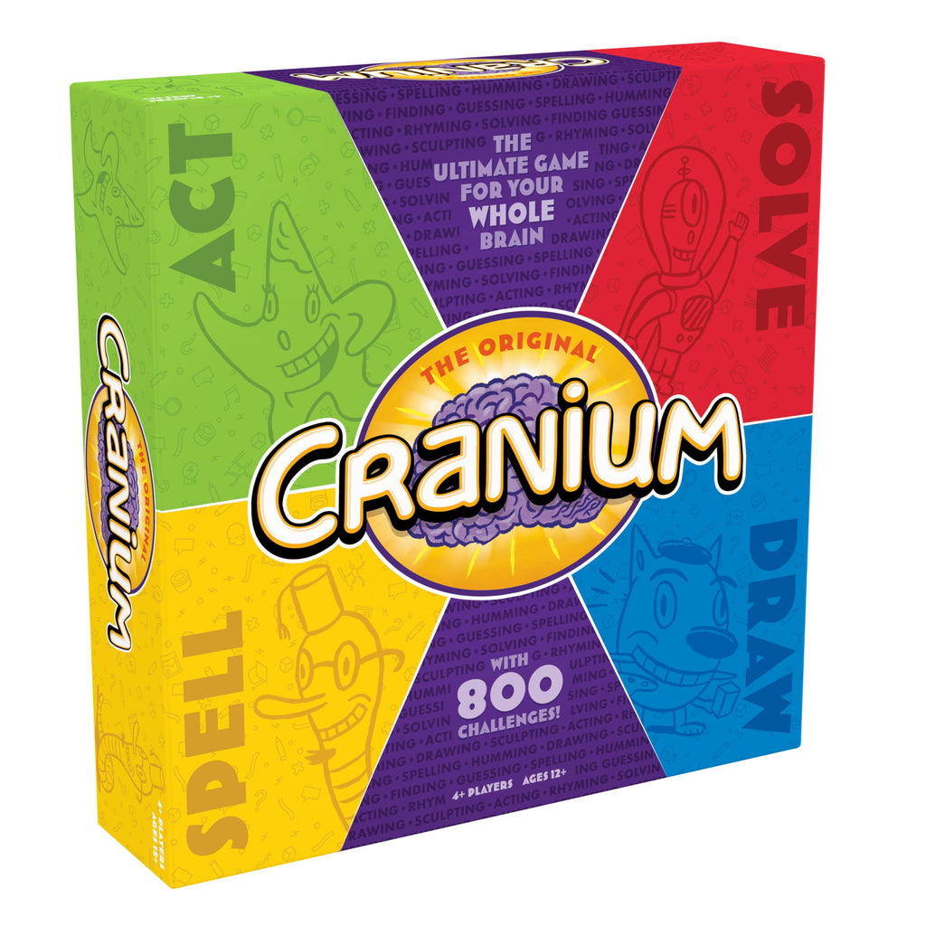 Goliath Games Cranium: Original - Spell, Solve, Act & Draw Your Way to Victory - The Original Brainy Board Game - For 4+ Players Ages 12+