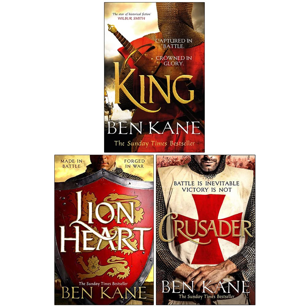 Richard the Lionheart Collection 3 Books Set By Ben Kane (Crusader, Lionheart & King)