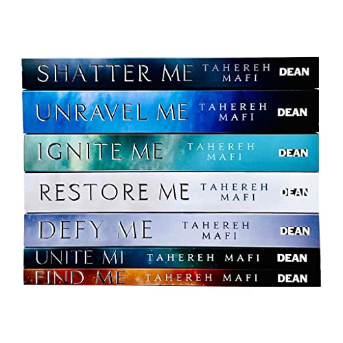 Shatter Me Series Books 1 - 7 Collection Set by Tahereh Mafi (Shatter, Restore, Ignite, Unravel, Defy Me, Unite Me & Find Me)