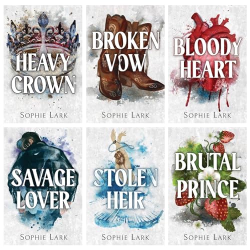 Brutal Birthright Series By Sophie Lark 6 Books Collection Set (Brutal Prince, Stolen Heir, Savage Lover, Bloody Heart, Broken Vow & Heavy Crown)