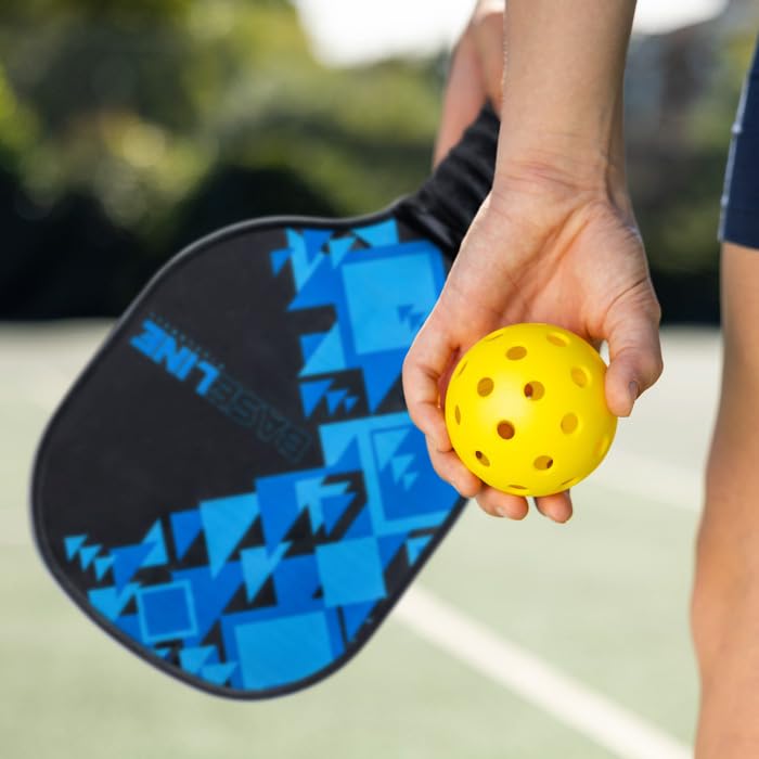 Baseline Pickleball Paddles Set, FSC Wooden Rackets with Accessories, Premium Pickleball Bats and Balls for Indoor and Outdoor Use