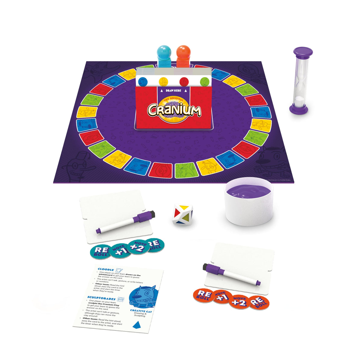 Goliath Games Cranium: Original - Spell, Solve, Act & Draw Your Way to Victory - The Original Brainy Board Game - For 4+ Players Ages 12+