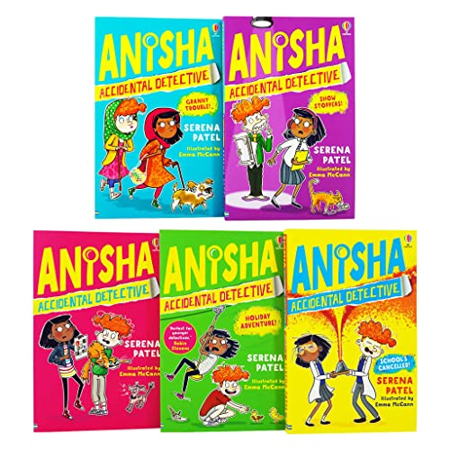 Anisha, Accidental Detective Series 5 Books Collection Set (Accidental Detective, School's Cancelled, Granny Trouble, Show Stoppers & Holiday Adventure)