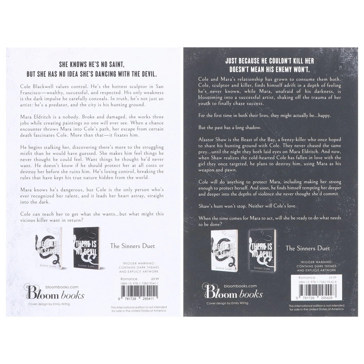 Sinners Duet Series 2 Books Collection Set (There Are No Saints & There Is No Devil)