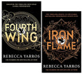 The Empyrean Series 2 Books Collection Set By Rebecca Yarros (Fourth Wing, Iron Flame)