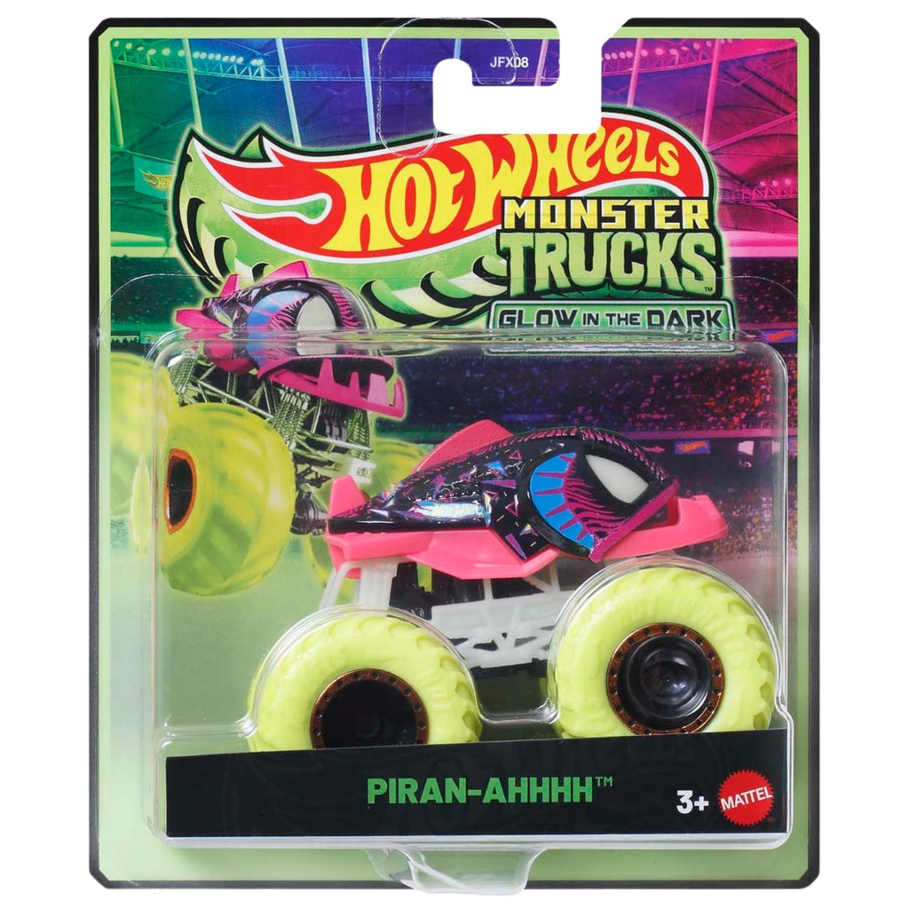 Hot Wheels Monster Trucks - (Glow in the Dark Piran-ahhhh JFX13)