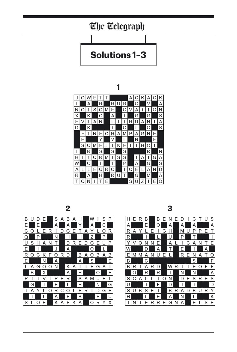 The Telegraph Large Print General Knowledge Crosswords 1 (The Telegraph Puzzle Books)