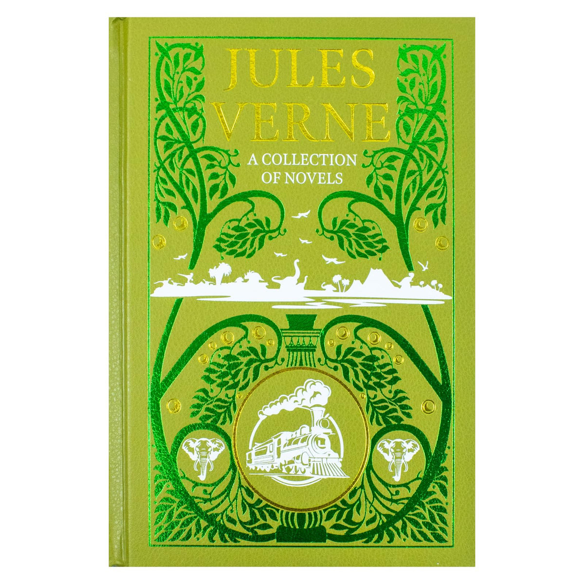 A Collection of Jules Verne Novels Deluxe Leather Bound Classic