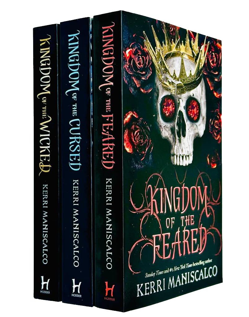 Kingdom of the Wicked Series Collection 3 Books Set By Kerri Maniscalco (Kingdom of the Cursed, Kingdom of the Wicked & Kingdom of the Feared)
