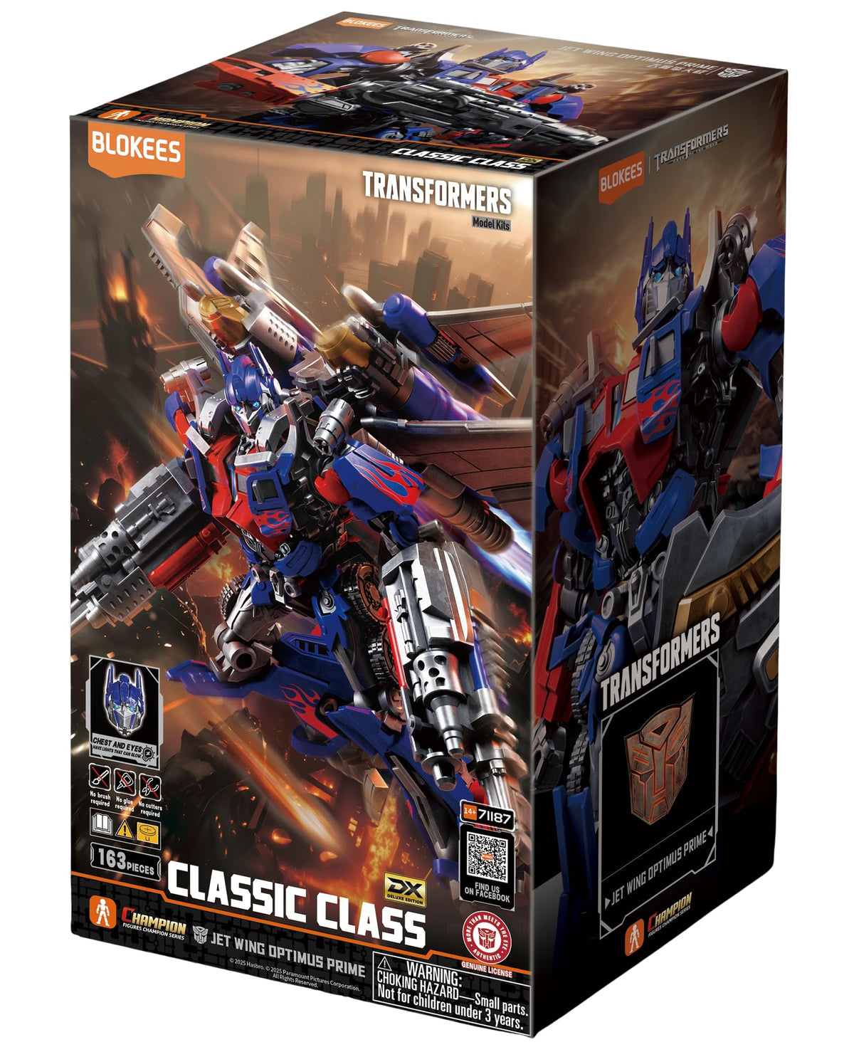 Blokees Transformers Classic Class: 21 Jet Wing Optimus Prime 71187