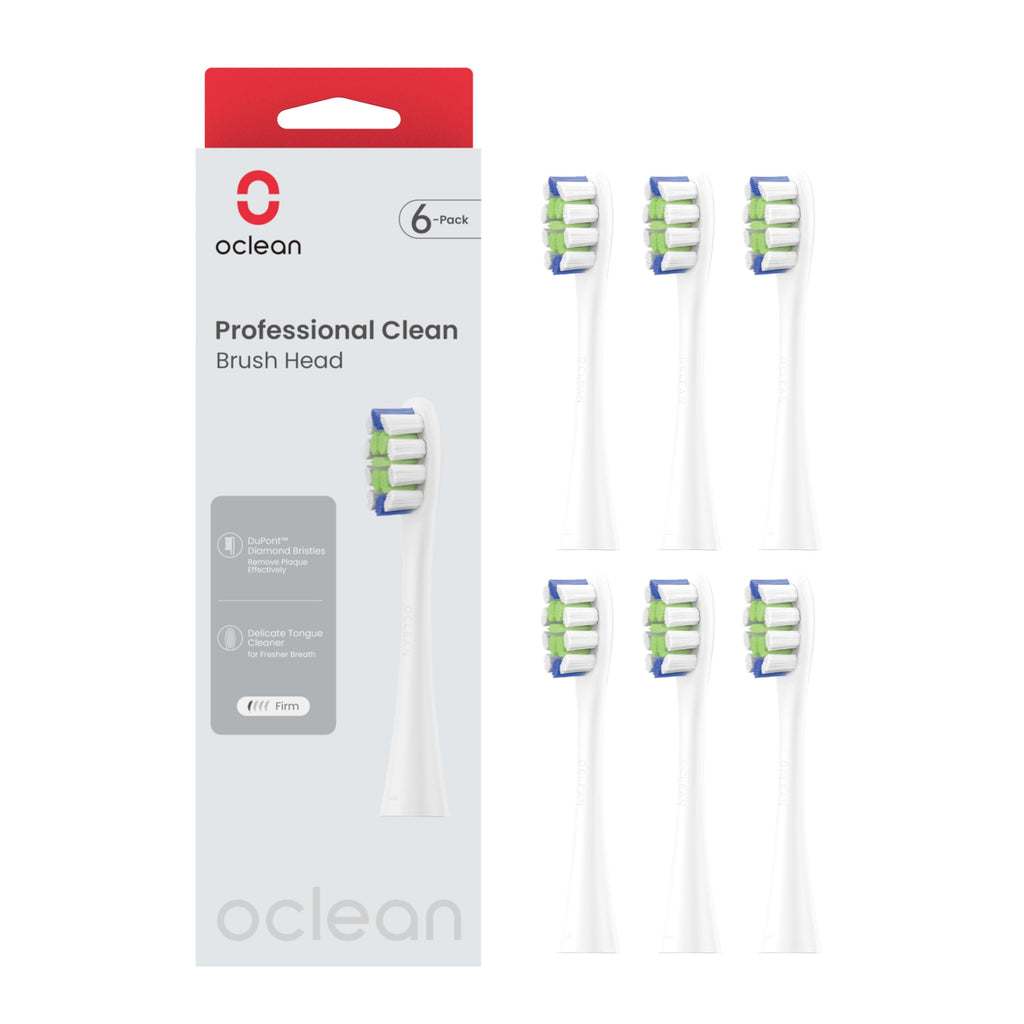Oclean Toothbrush Professional Clean Brush Head Replacements