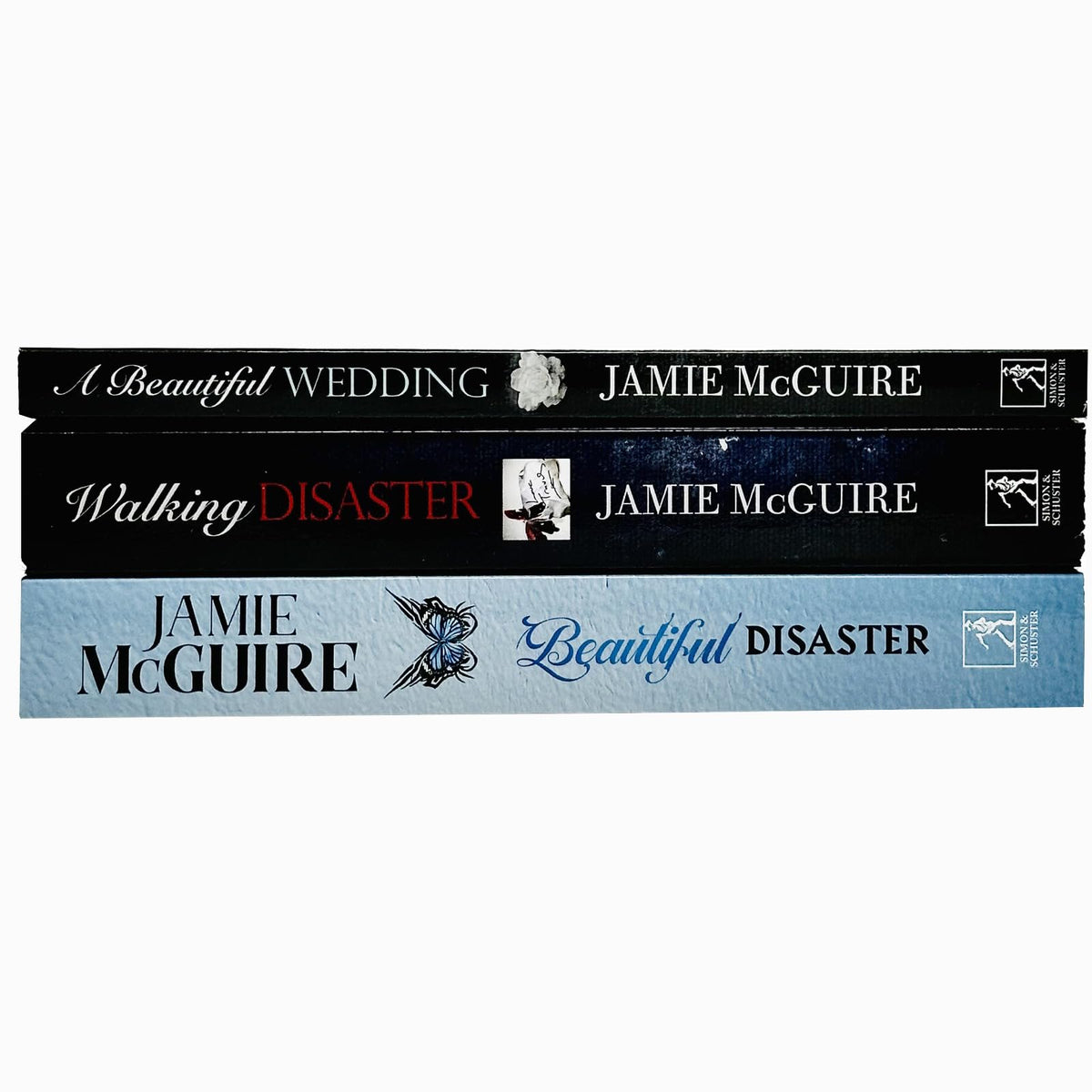 Jamie McGuire Beautiful Series Collection 3 Books Set (Beautiful Disaster, Walking Disaster, A Beautiful Wedding)