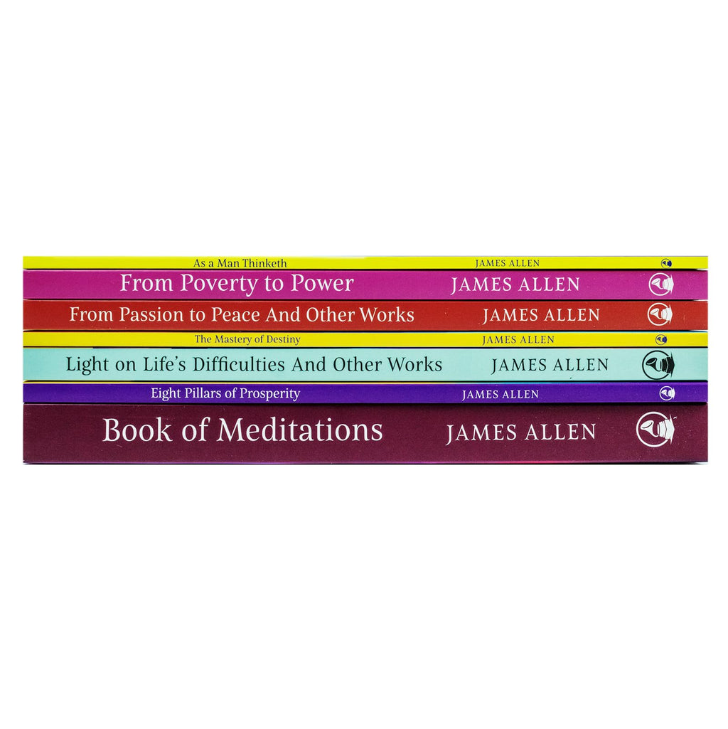 James Allen 7 Self-improvement and Spiritual Growth Book Set Collection: As a Man Thinketh, The Mastery of Destiny, Eight Pillars of Prosperity, Book of Meditations & Others (James Allen Series)