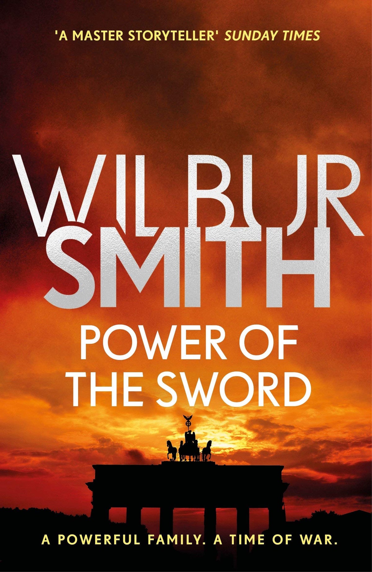 Courtney Family Novels Series Books 5 - 8 Collection Set by Wilbur Smith (Power of the Sword, Rage, A Time to Die & Golden Fox)