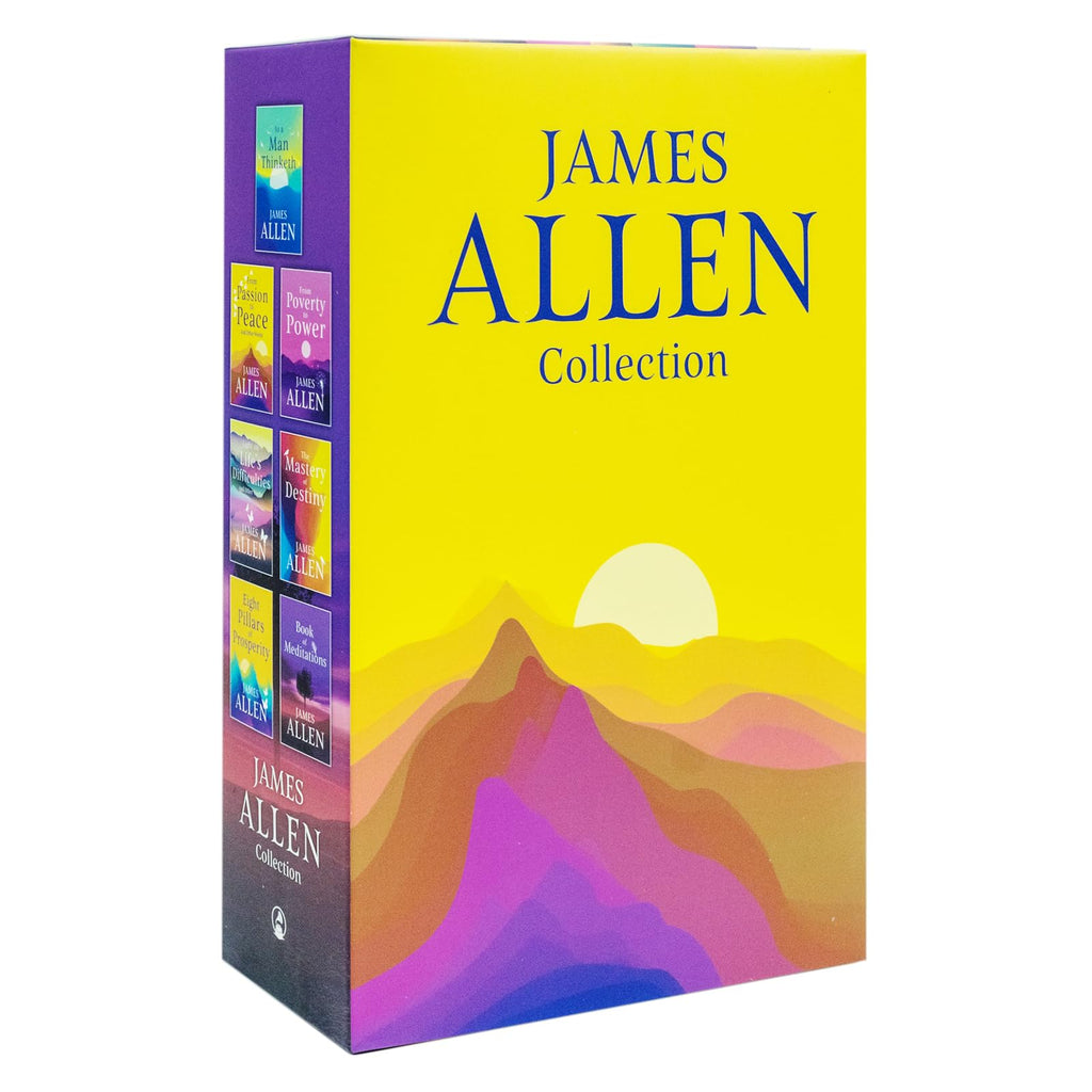 James Allen 7 Self-improvement and Spiritual Growth Book Set Collection: As a Man Thinketh, The Mastery of Destiny, Eight Pillars of Prosperity, Book of Meditations & Others (James Allen Series)