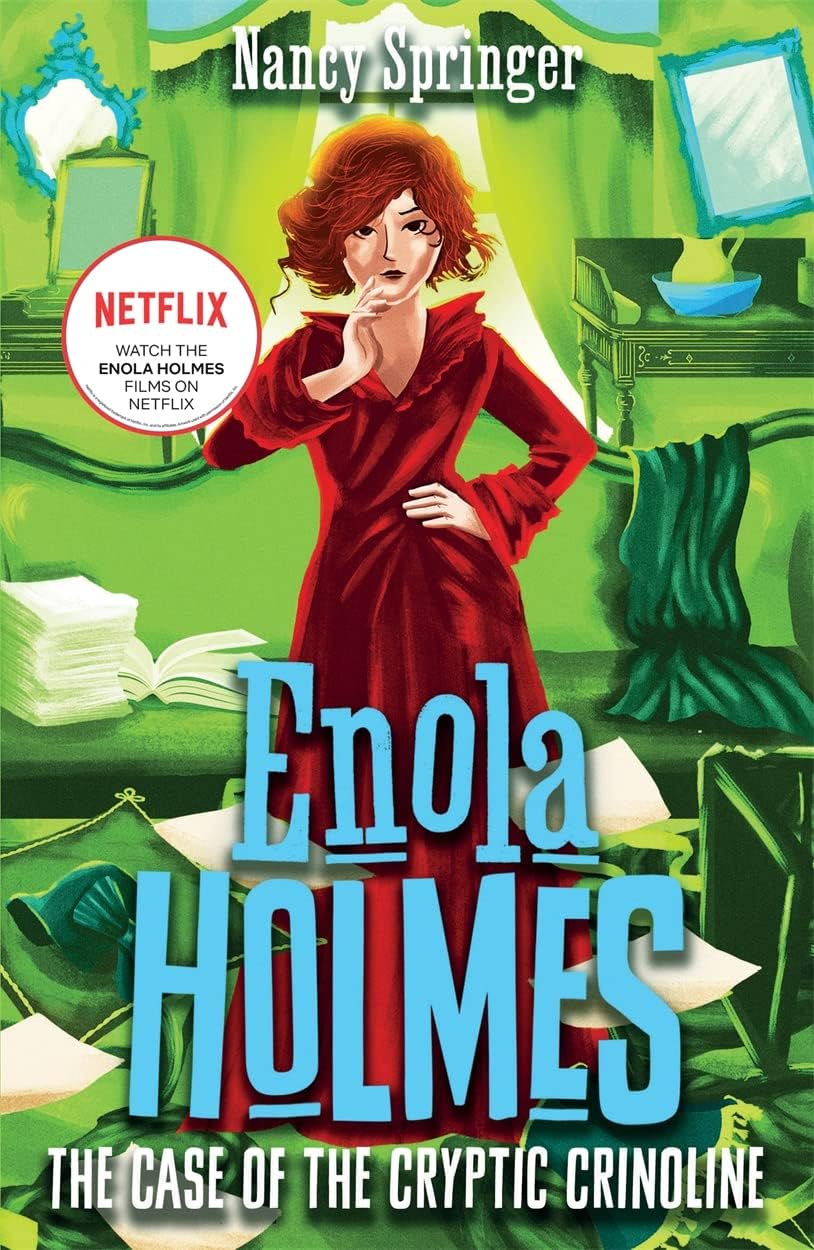 Enola Holmes 10 Books Collection Set By Nancy Springer(The Case of the Missing Marquess, The Case of the Left-Handed Lady, The Case of the Bizarre Bouquets,The Case of the Peculiar Pink Fan & More)