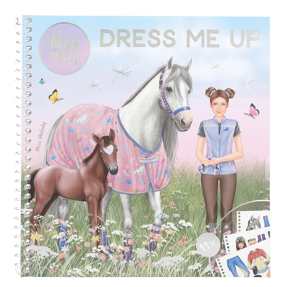Depesche Miss Melody Dress Me Up Horse And Rider Themed Sticker Book
