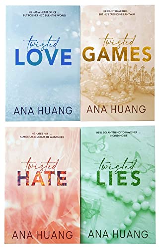 Twisted Series 4 Books Collection Set (Twisted Love, Twisted Games, Twisted Hate & Twisted Lies)