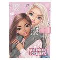 Depesche 13723 TOPModel My BFF Diary with Number Code and Sound, Book with 80 Lined and Colourful Illustrated Pages