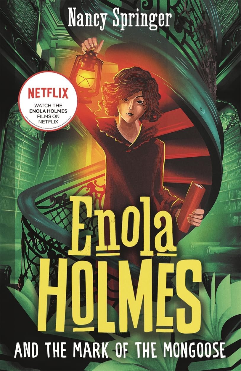 Enola Holmes 10 Books Collection Set By Nancy Springer(The Case of the Missing Marquess, The Case of the Left-Handed Lady, The Case of the Bizarre Bouquets,The Case of the Peculiar Pink Fan & More)