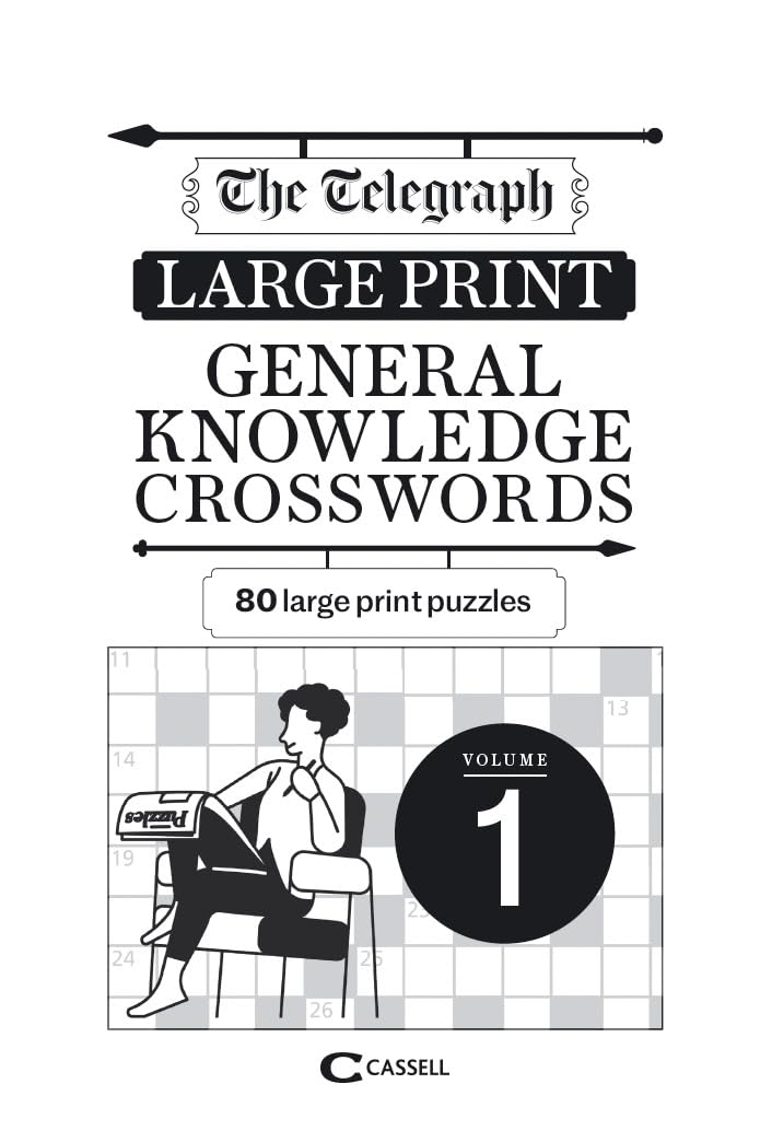 The Telegraph Large Print General Knowledge Crosswords 1 (The Telegraph Puzzle Books)