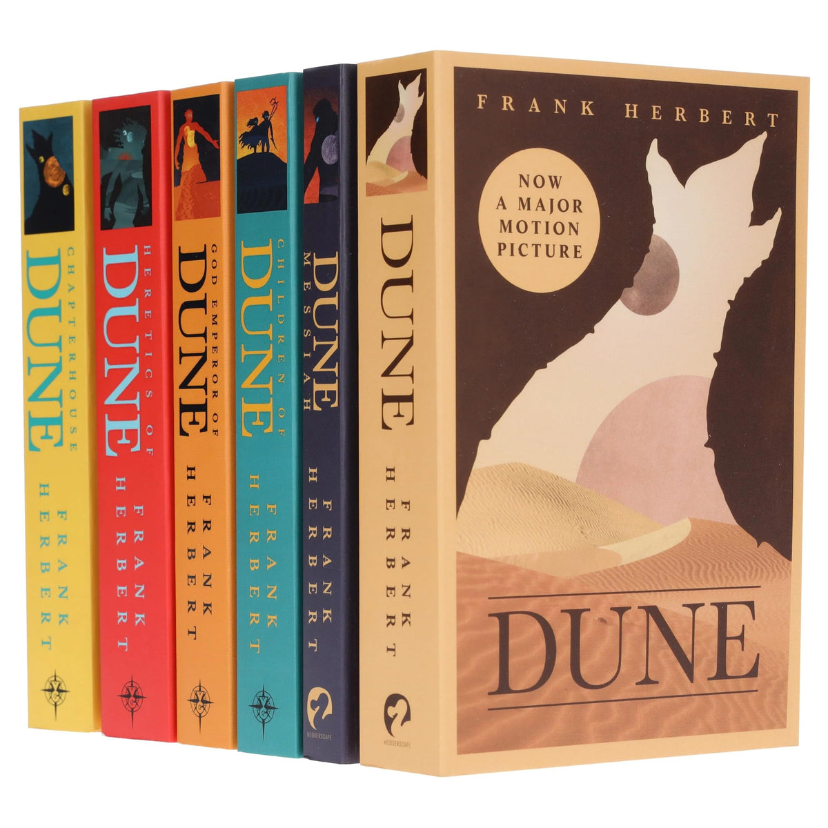 Dune Series 6 Books Collection Set By Frank Herbert (Dune, Dune Messiah,God Emperor Of Dune, Heretics of Dune, Chapter House Dune, Children Of Dune)
