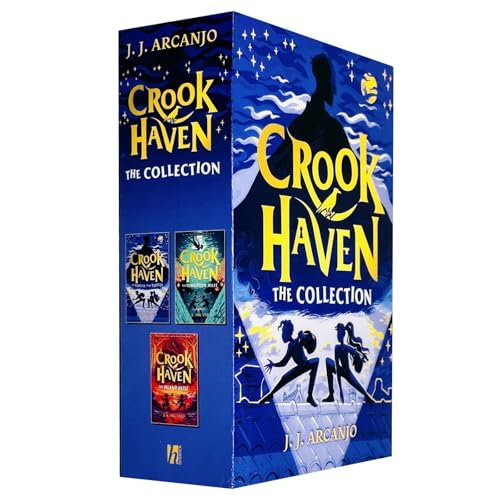 Crookhaven the Collection 3 Books Set By J J Arcanjo(The Island Heist, The School for Thieves & The Forgotten Maze)