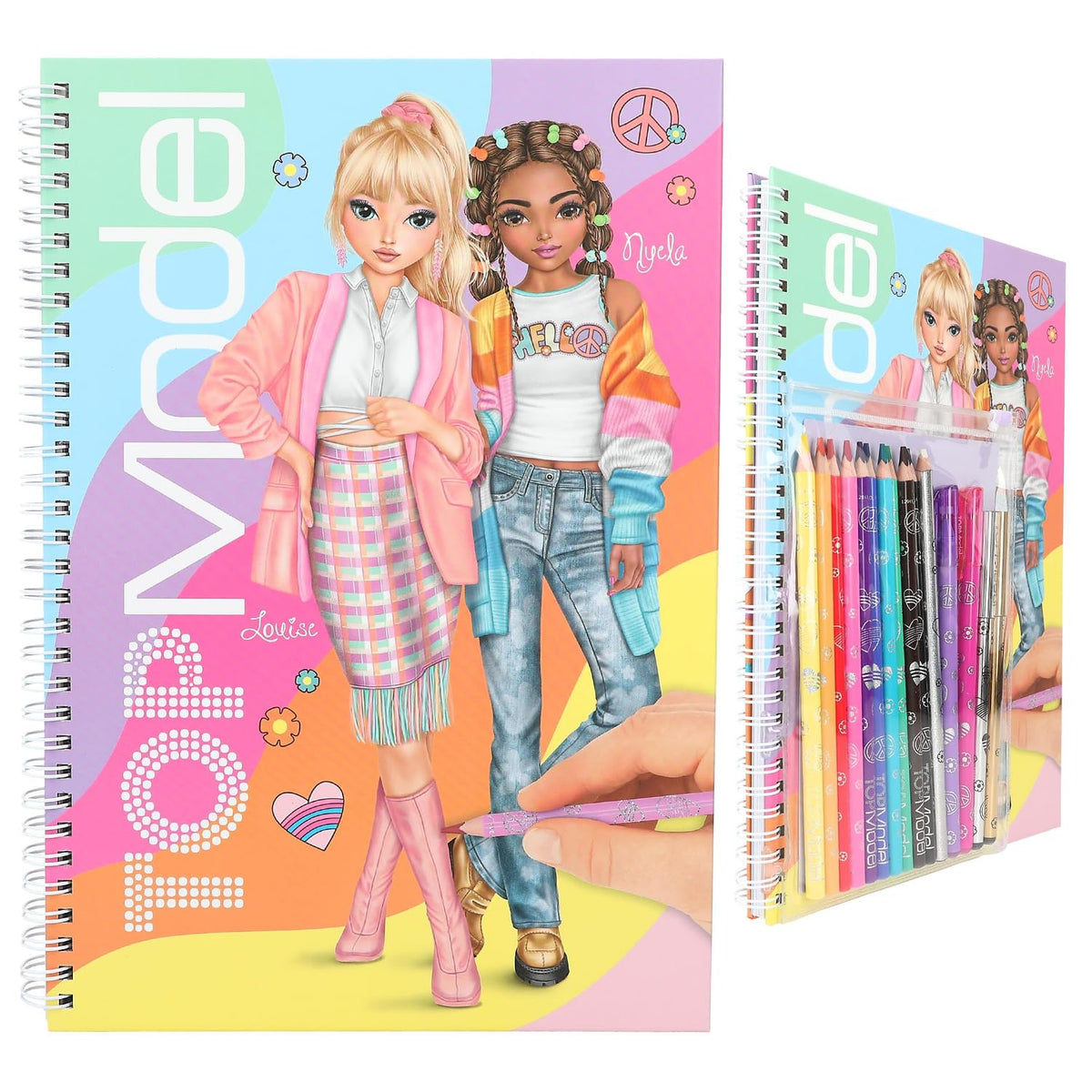 Depesche TOPModel Colouring Book Set