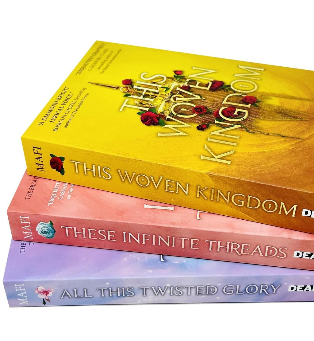 This Woven Kingdom Series by Tahereh Mafi 3 Books Collection Set [This Woven Kingdom, These Infinite Threads, All This Twisted Glory]