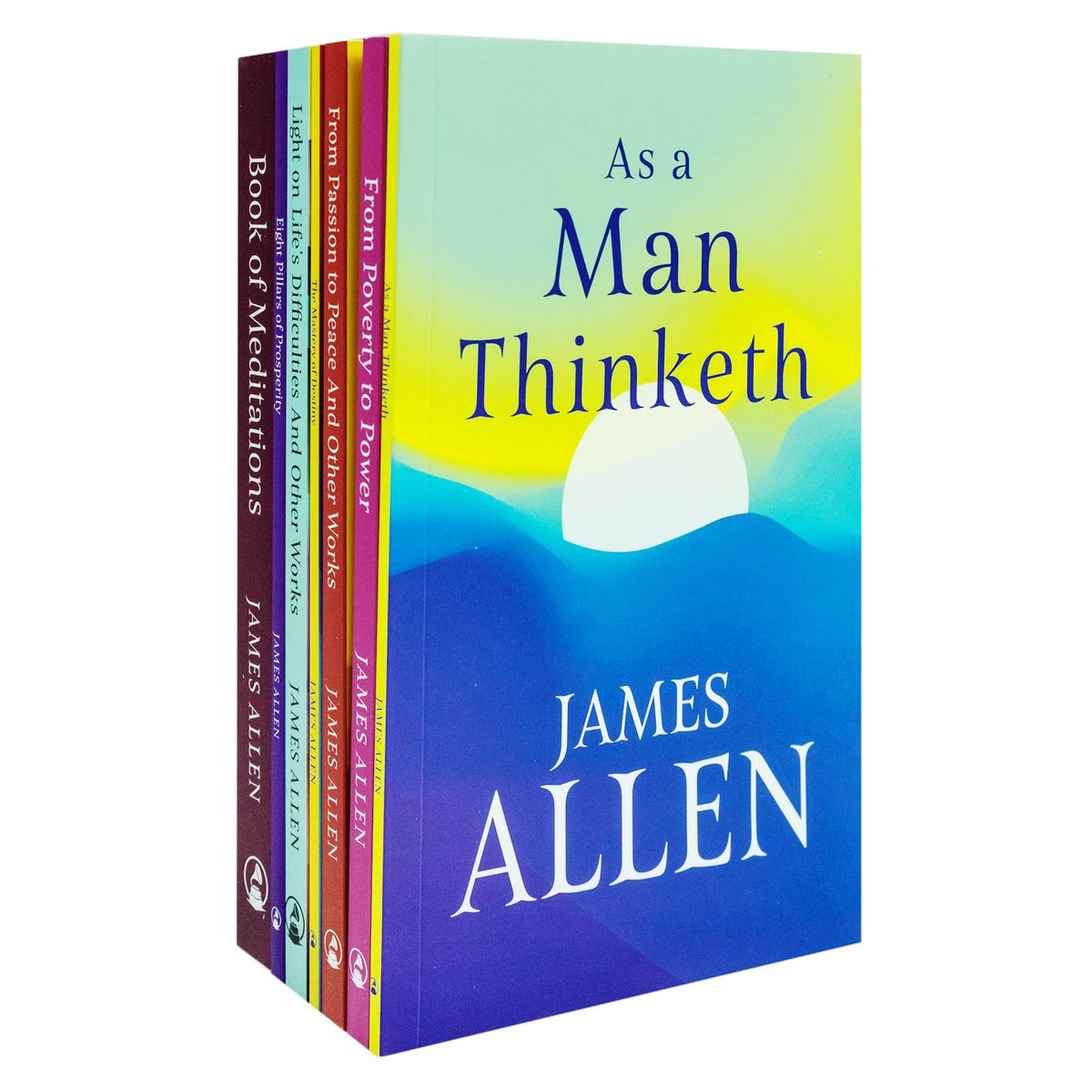 James Allen 7 Self-improvement and Spiritual Growth Book Set Collection: As a Man Thinketh, The Mastery of Destiny, Eight Pillars of Prosperity, Book of Meditations & Others (James Allen Series)