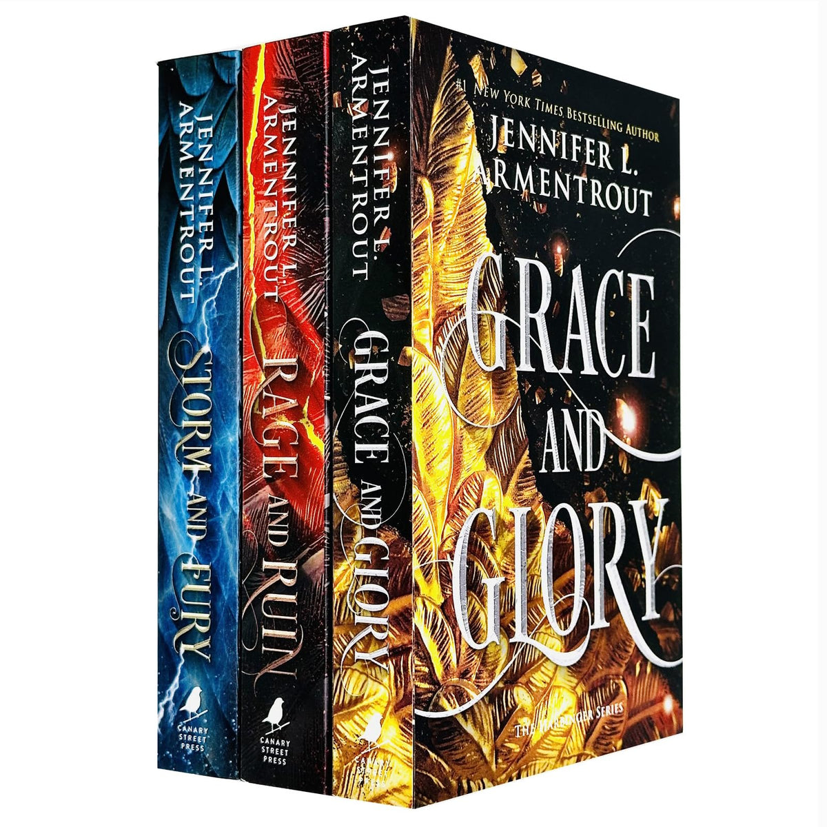 The Harbinger Series 3 Books Collection Set By Jennifer L. Armentrout (Storm and Fury, Rage and Ruin & Grace and Glory)