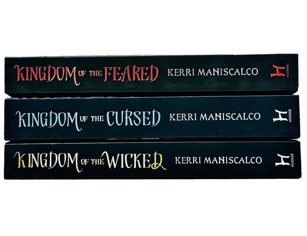 Kingdom of the Wicked Series Collection 3 Books Set By Kerri Maniscalco (Kingdom of the Cursed, Kingdom of the Wicked & Kingdom of the Feared)
