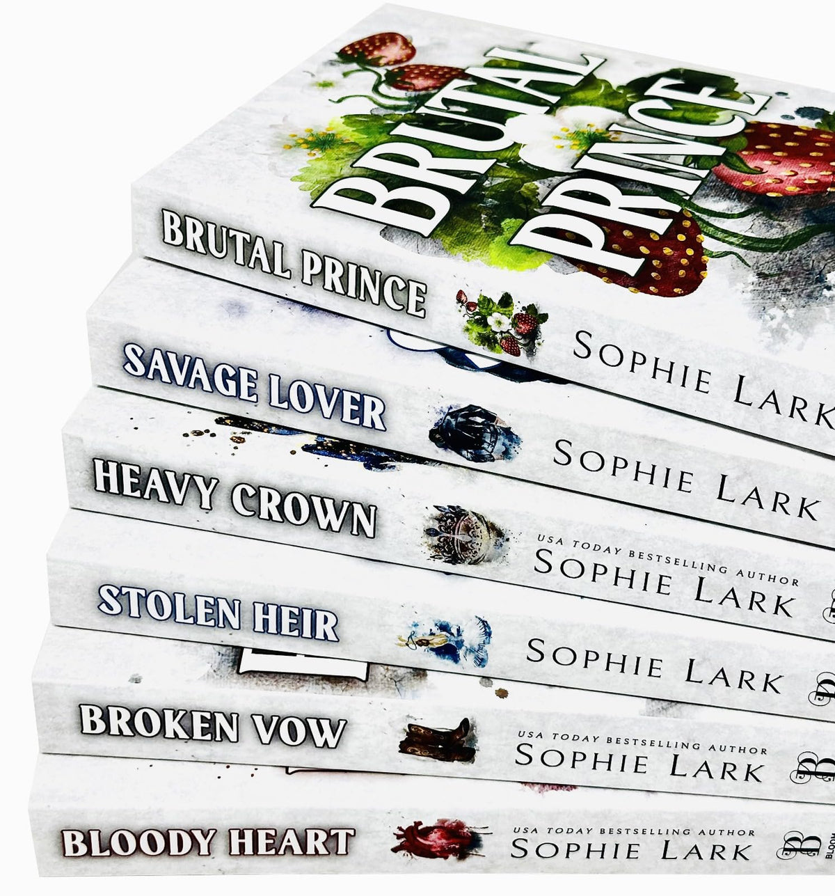 Brutal Birthright Series By Sophie Lark 6 Books Collection Set (Brutal Prince, Stolen Heir, Savage Lover, Bloody Heart, Broken Vow & Heavy Crown)