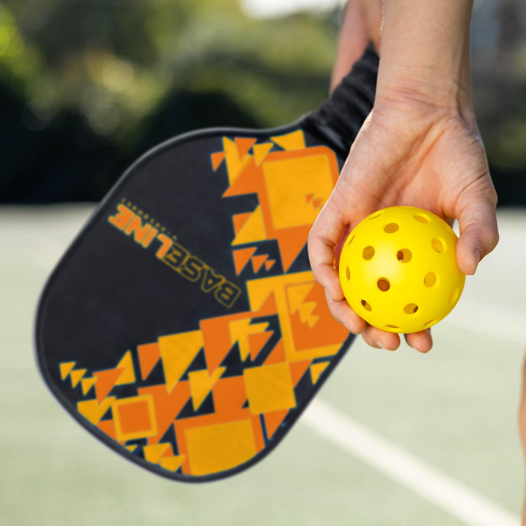 Baseline Pickleball Paddles Set, FSC Wooden Rackets with Accessories, Premium Pickleball Bats and Balls for Indoor and Outdoor Use