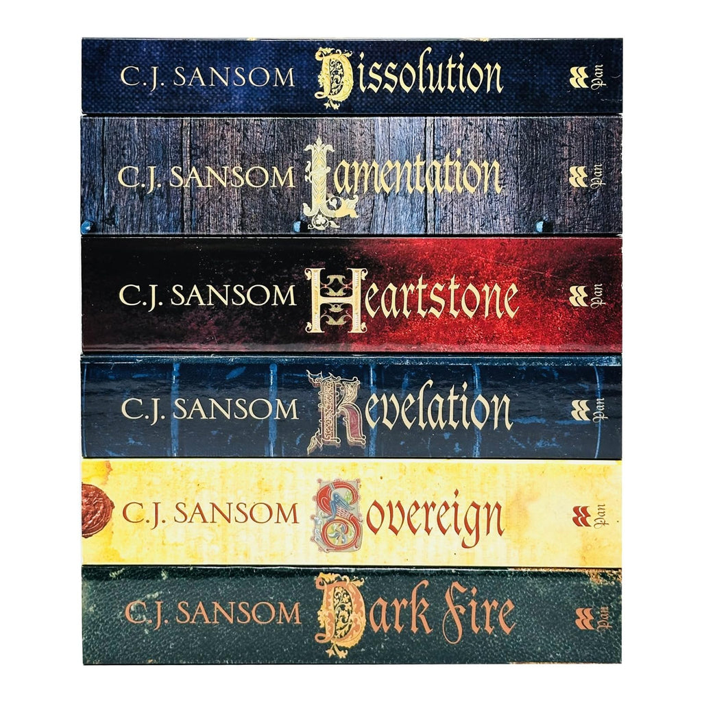 The Shardlake Series 6 Books Collection Set By C. J. Sansom (Dissolution, Dark Fire, Sovereign, Revelation, Heartstone & Lamentation)