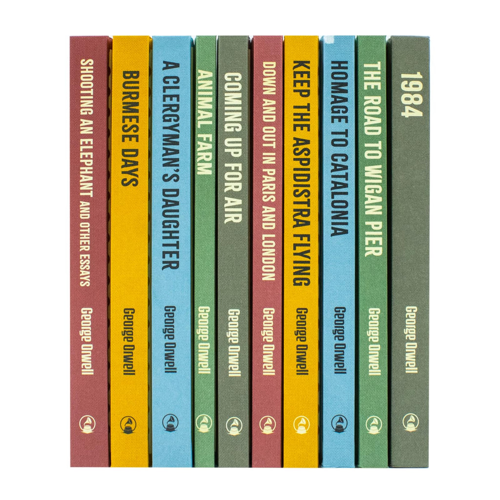 The Greatest Works Of George Orwell 10 Books Hardback Collection (1984, Animal Farm, The Road To Wigan Pier, Homage To Catalonia, Keep The Aspidistra Flying, Down And Out In Paris And London)